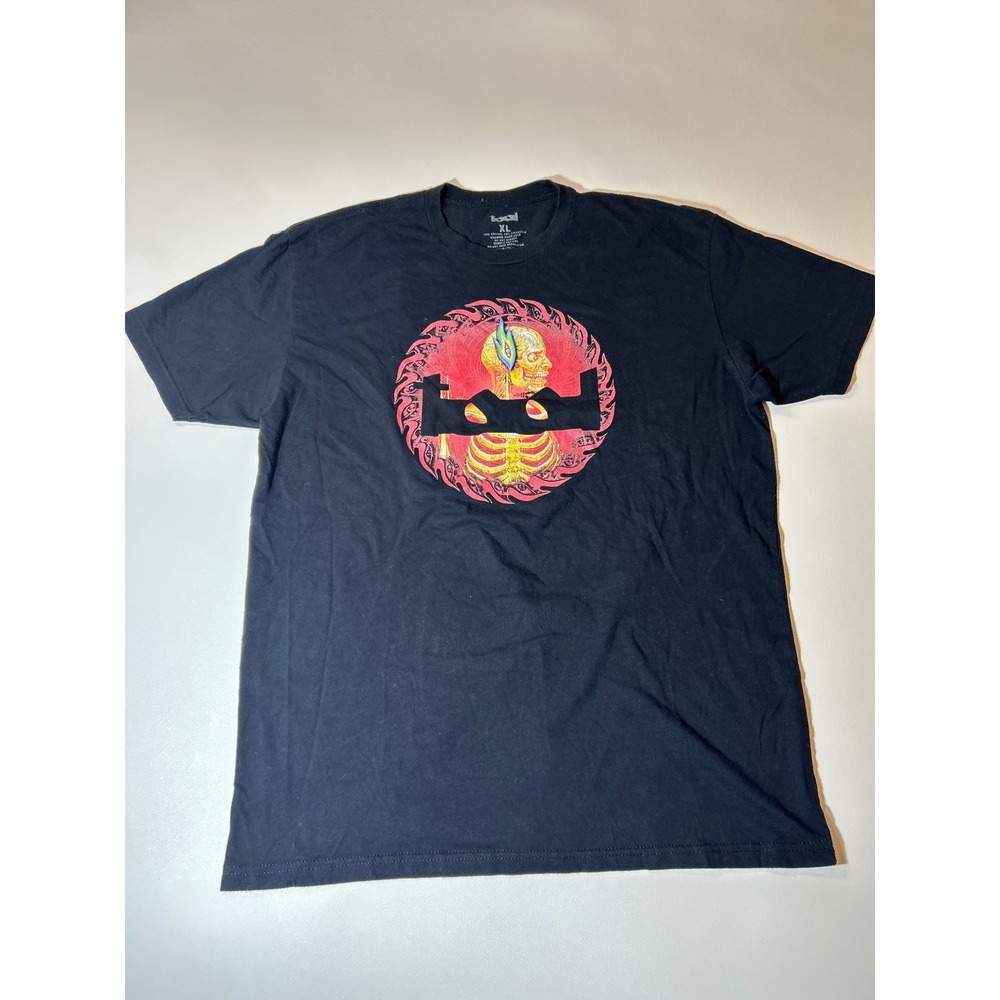 Tool T-Shirt Mens XL Black Excellent Lateralus Skeleton Band Graphic Tee